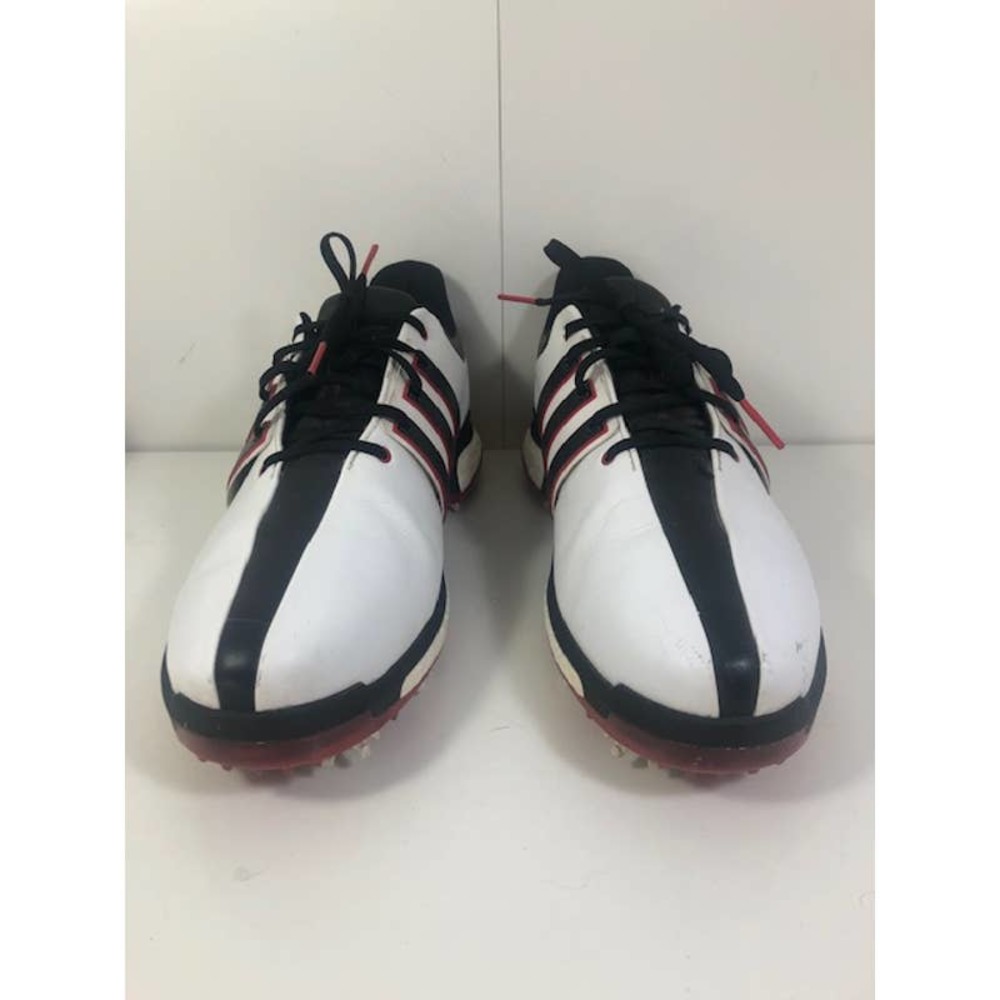 Adidas Premium Leather Golf Tour 360 Boost Sneakers White Men's US 11.5